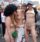 nude naked runners coureurs nus bay to breakers sans francisco (usa) 2010