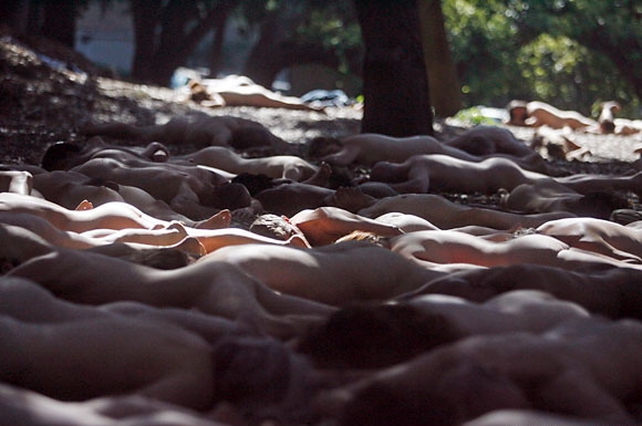 Berkeley nude protest for trees (march 17th 2007)