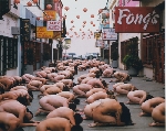 spencer_tunick_2000_Chinatown LA First Sunrise