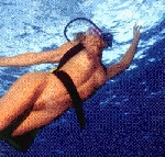 Nues sous l'eau