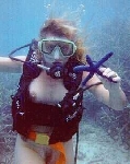 Nues sous l'eau