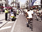 World Naked Bike Ride Ciclonudista Madrid 2007