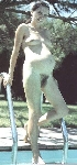 Femme nue et enceinte