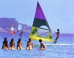 Naturistes nus à la plage
