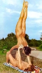Naturistes nus à la plage