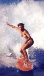 Naturistes nus à la plage