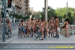 World Naked Bike Ride Ciclonudista Valencia 2007 