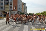 World Naked Bike Ride Ciclonudista Valencia 2007
