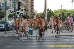 World Naked Bike Ride Ciclonudista Valencia 2007