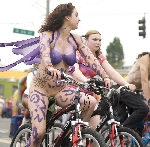 fremont seattle parade nude cyclists 2008