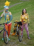 Seattle Fremont Parade Summer Solstice d'été nude cyclists 2008