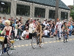 Seattle Fremont Parade Summer Solstice d'été nude cyclists 2008
