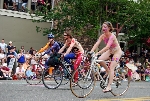 Seattle Fremont Parade Summer Solstice d'été nude cyclists 2008