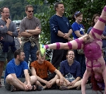 Seattle Fremont Parade Summer Solstice d'été nude cyclists 2008