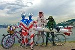 Seattle Fremont Parade Summer Solstice d'été nude cyclists 2008