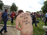 world naked bike ride cyclonue ciclonudista london 2009