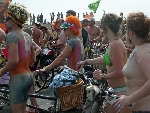 world naked bike ride cyclonue ciclonudista brighton 2009