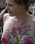 world naked bike ride cyclonue ciclonudista brighton 2009